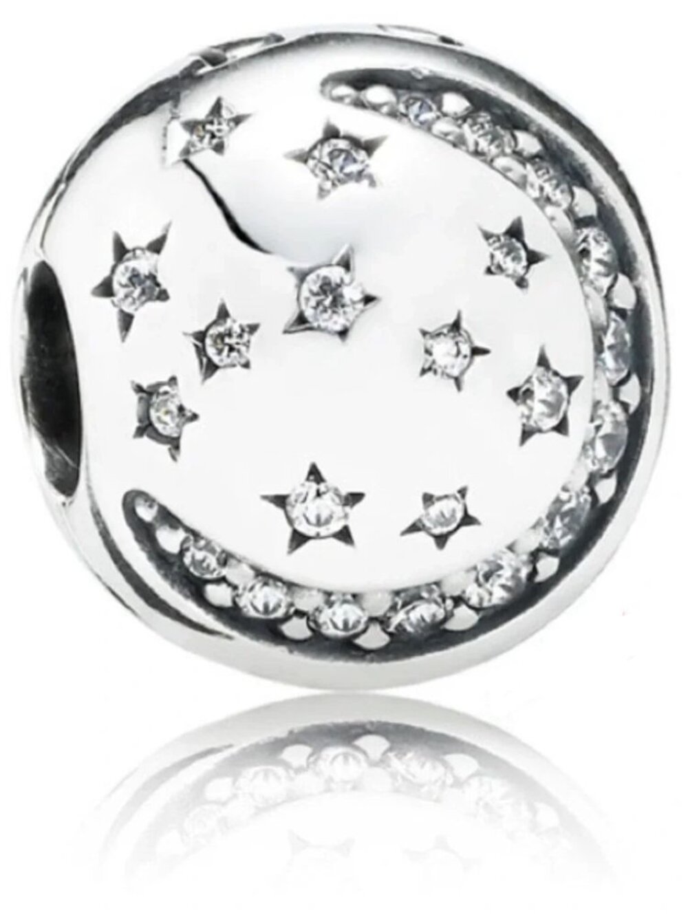 Clearance...NWOT Pandora Moon and Stars Clip ONLY 3 Left